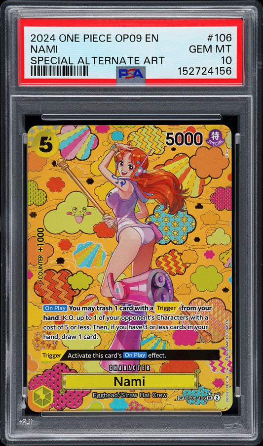 2024 ONE PIECE OP09-EMPERORS IN THE NEW WORLD | SP ALTERNATE ART #106 NAMI